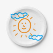 Assiettes En Carton Télécharger des enfants Dessiner Transformer des e (Devant)