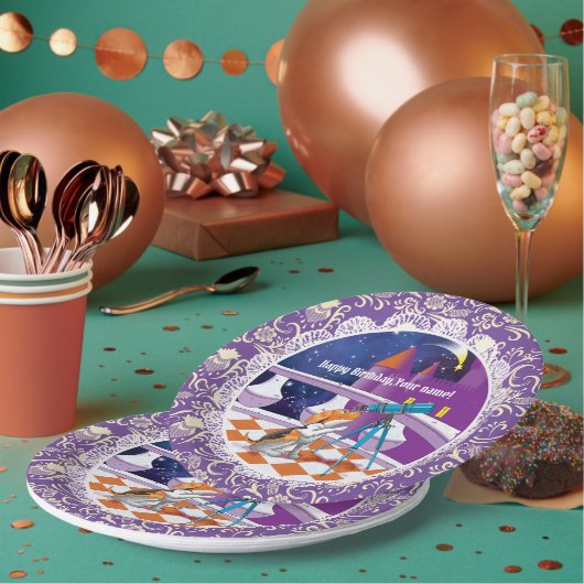 Assiettes En Carton télescope pour chiens (Multi)