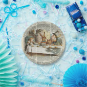 Assiettes En Carton Temps de thé de matin d'Alice (Fête)