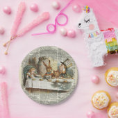 Assiettes En Carton Temps de thé de matin d'Alice (Fête)