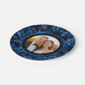 Assiettes En Carton Tendance Rose Plaques de robe de mariée pour Merci (Angle)