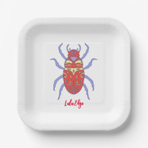 Assiettes En Carton Tendo et Bug Wars 7" Plaque Party