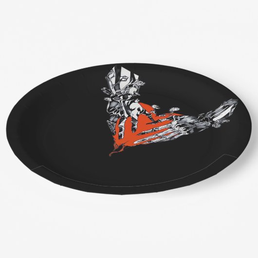 Assiettes En Carton Tenir le coeur classique (Angle)