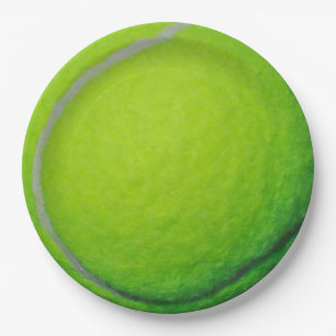 Assiettes En Carton Tennis