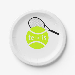 Assiettes En Carton Tennis