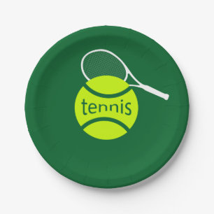 Assiettes En Carton Tennis
