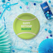 Assiettes En Carton Tennis Ball Anniversaire (Fête)