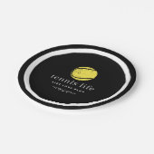 Assiettes En Carton Tennis Life Live Love Play Typographie Citation No (Angle)