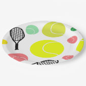 Assiettes En Carton Tennis Lover (Angle)