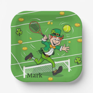 Assiettes En Carton Tennis sur le thème de la Saint Patrick