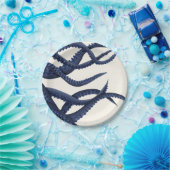 Assiettes En Carton Tentacles géants de pieuvre (Fête)