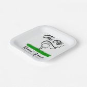 Assiettes En Carton Teoff pour un parti de retraite non-ForeGettable (Angulaire)