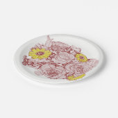 Assiettes En Carton Terra Cotta Bouquet Outdoor (Angle)