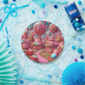 Assiettes En Carton terrain de bonbons A Plaques de papier (Fête)