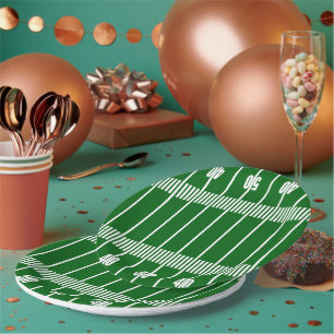Assiettes En Carton Terrain de football