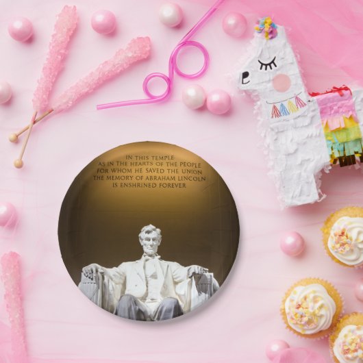 Assiettes En Carton Terre de Lincoln (Fête)