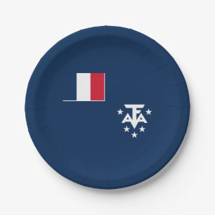 Assiettes En Carton Terres australes et antarctiques françaises