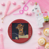 ASSIETTES EN CARTON TERRIER AIRDALAIS (Fête)