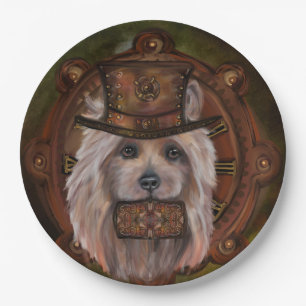 ASSIETTES EN CARTON TERRIER AUSTRALIEN