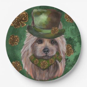 ASSIETTES EN CARTON TERRIER AUSTRALIEN