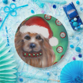 ASSIETTES EN CARTON TERRIER AUSTRALIEN (Fête)