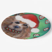 ASSIETTES EN CARTON TERRIER AUSTRALIEN (Angle)