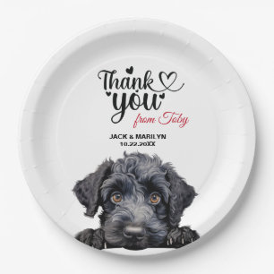 Assiettes En Carton Terrier bleu de Kerry