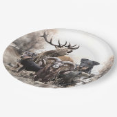 Assiettes En Carton Terrier de chasse allemand (Angle)