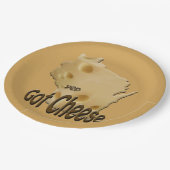 Assiettes En Carton Tête de fromage Wisconsin (Angle)