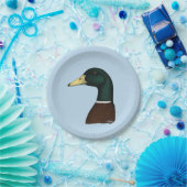 Assiettes En Carton Tête de Mallard Drake (Fête)