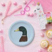 Assiettes En Carton Tête de Mallard Drake (Fête)