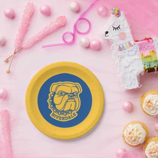 Assiettes En Carton Tête de Riverdale Bulldog (Fête)