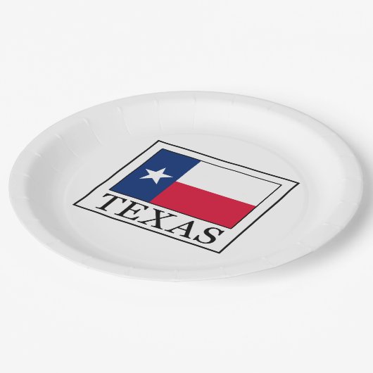 Assiettes En Carton Texas (Angle)
