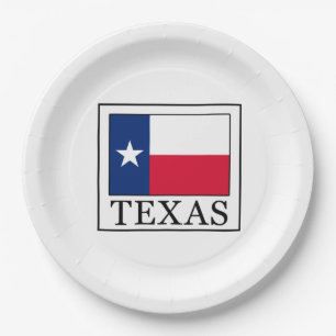 Assiettes En Carton Texas