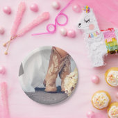 Assiettes En Carton Texas Bride à Boots Bridal Shower (Fête)