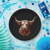 Assiettes En Carton Texas Longhorn (Fête)