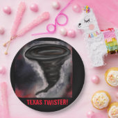 ASSIETTES EN CARTON TEXAS TWISTER (Fête)