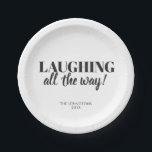 Assiettes En Carton Texte simple minimaliste moderne<br><div class="desc">Plaques en papier minimaliste simple texte moderne - parfait pour votre table de vacances moderne,  simple,  mais toujours élégant!</div>