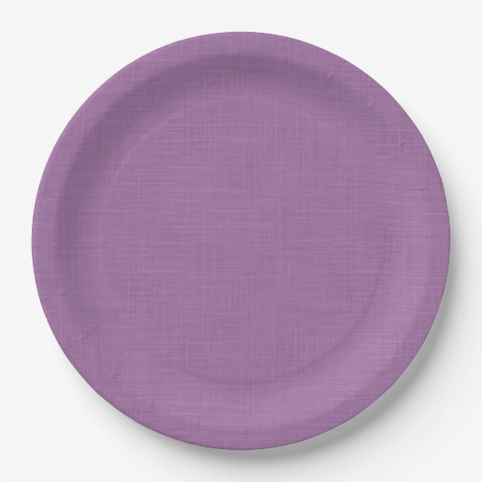 Assiettes En Carton Texturé agréable lilas. (Devant)