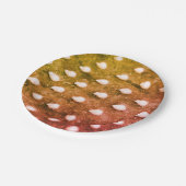 Assiettes En Carton Texture plante Plaques de papier photo (Angle)