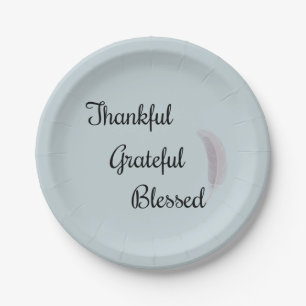 Assiettes En Carton Thankful