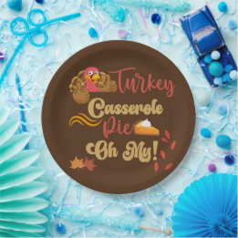 Assiettes En Carton Thankgiving Turkey Casserole Pie Oh My