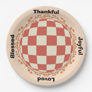 Assiettes En Carton Thanksgiving Celebration Tableware