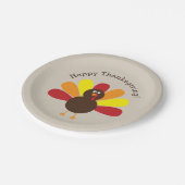 Assiettes En Carton Thanksgiving fait sur commande Turquie d'amusement (Angle)