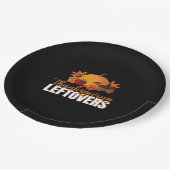 Assiettes En Carton Thanksgiving Leftovers Creative Décontracté Meme (Angle)