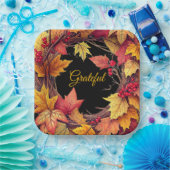 Assiettes En Carton Thanksgiving paper plates (Fête)