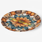 Assiettes En Carton Thanksgiving Populaire citrouille d'automne Collec (Angle)