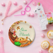 Assiettes En Carton Thanksgiving Pumpkin Pie (Fête)