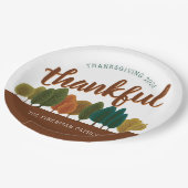 Assiettes En Carton Thanksgiving Script Thanksgiving Automne personnal (Angle)
