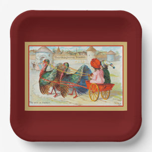 Assiettes En Carton Thanksgiving Towne, salutations !